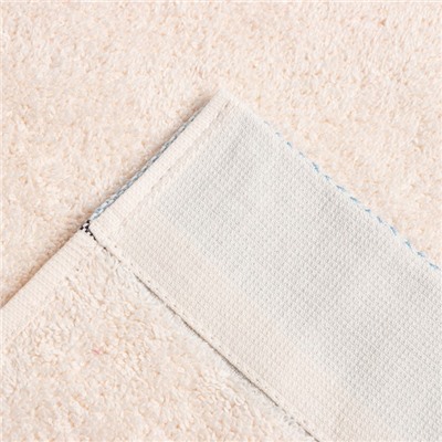 Полотенце махровое Love Life «Бриз» 70×120 см, аквамарин, 100% хл, 500 г/м²