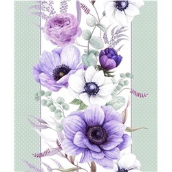 Дорожка столовая "Виолет" 45*150 см. хлопок 100%