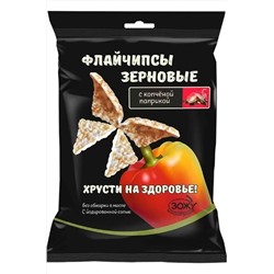 Флайчипсы зерновые с копченой паприкой 40г ЭКОПРОДУКТЫ, 1194110