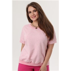 Туника футер 2-х нитка  4197/03/Розовый меланж