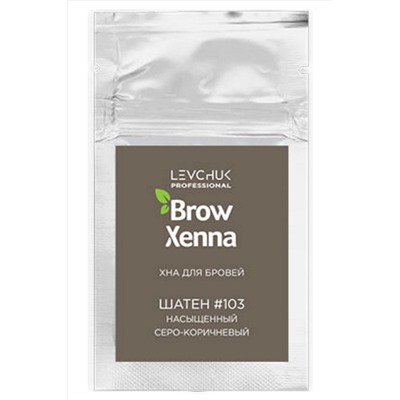 BrowXenna Хна для бровей, шатен №103, 6 г KRISTALLER, 1107986