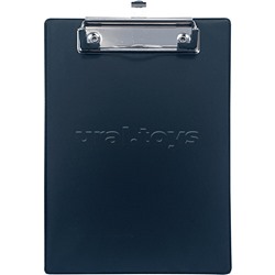 Клипборд A5 (165x240 мм) усиленный, толщина картона 2,5 мм, покрытие PP 150 мкм, черный