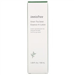 Innisfree, Эссенция-лосьон с экстрактом семян зеленого чая, 100 мл