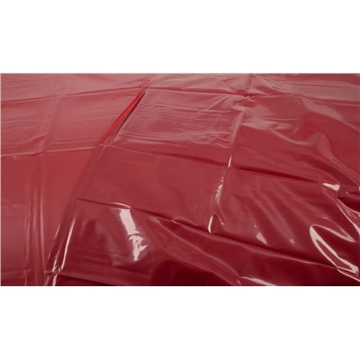 Виниловая бордовая простынь Vinyl Bed Sheet