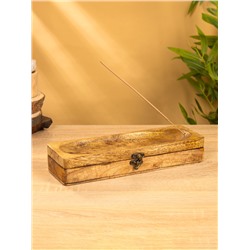 Подставка под благовония с хранением «Футляр», 31×10×5.5 см, дерево шишам