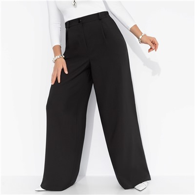 Брюки‑палаццо, Легкой походкой (black)