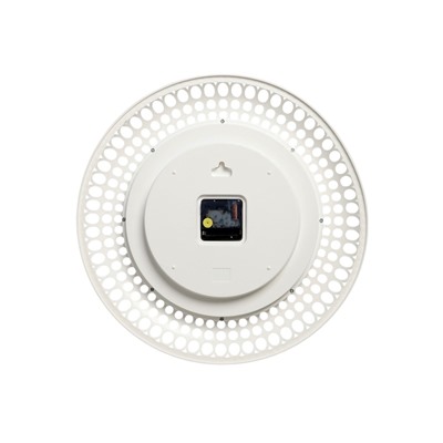 Часы настенные «Классика», бесшумные, плавный ход, d=40 см, белые, от батарейки 1×АА