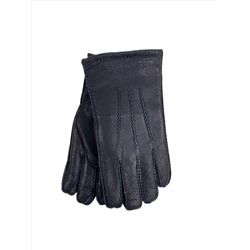 Перчатки мужские из натуральной кожи цвет черный