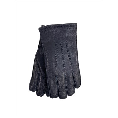Перчатки мужские из натуральной кожи цвет черный