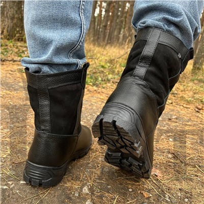 Мини монголки черные, литая подошва