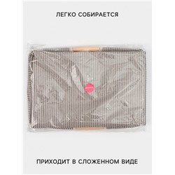 Корзина для белья Доляна «Полосы», 40×26×50 см