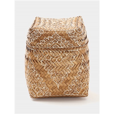 Корзинка плетёная «Марокко», 17×17×25 см