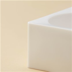 Форма для муссовых десертов и выпечки KONFINETTA «Круг», 39×8×4.7 см, 5 ячеек d=7.2 см, силикон, белая