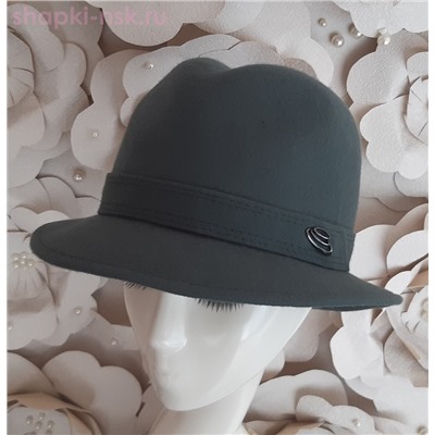 Федора с промином шерсть Шляпа женская (56-58)