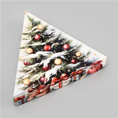 Коробка для печенья, «Новогодняя Ёлка», 18×18×4 см, Новый год