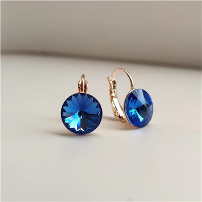 Серьги кристаллами Swarovski