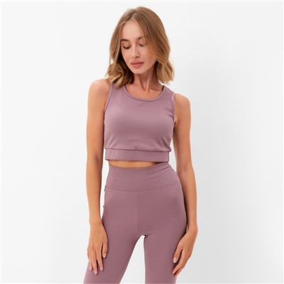 Топ спортивный женский MINAKU, розовый, размер 44