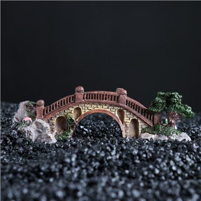Декор для аквариума «Мост», 15.5×6×5 см