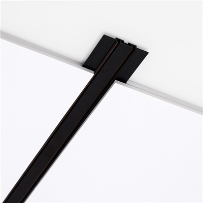 Шинопровод магнитный встраиваемый ультратонкий ULTRA «Слим-100», 2-жильный, чёрный, 200 см