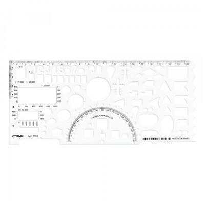Линейка офицерская  20 см ТТ03 гибкая, печатная шкала Стамм