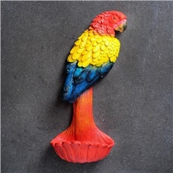 Подвесной декор - поилка из полистоуна «Попугай», 36 см