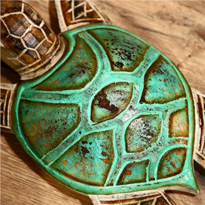 Сувенир «Черепаха с чёрным носом», 30×20×6 см, албезия