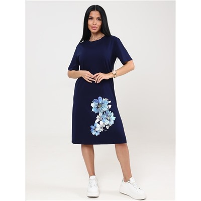 Антуриум - туника чернильный