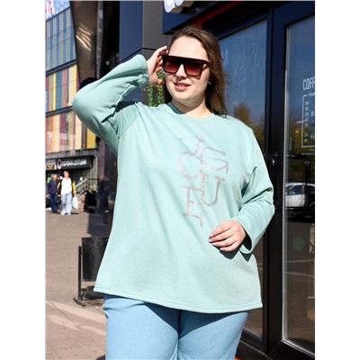 Свитшот "Слайд" мята