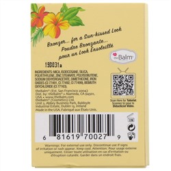 theBalm Cosmetics, Bahama Mama, бронзер, тени и контурирующая пудра, 7,08 г