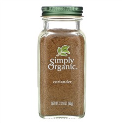 Simply Organic, Кориандр, 2,29 унции (65 г)