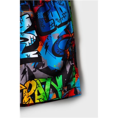 Шорты текстильные плавательные для мальчиков, средней длины PLAYTODAY, 1240807