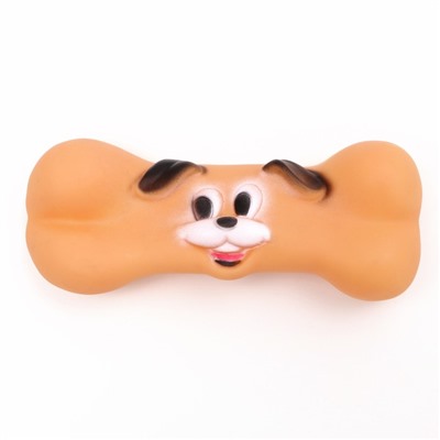 Игрушка пищащая «Веселая косточка» для собак, 16 см