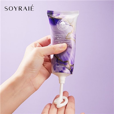 Очищающая пенка с аминокислотами и экстрактом лаванды Soyraie, 100 гр.