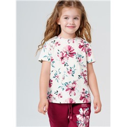 Фуфайка трикотажная для девочек (футболка)