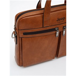 Портфель 6677-3 brown Jeep