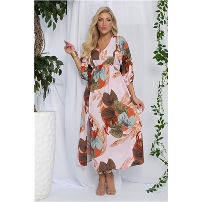 Платье Неповторимая (бежевое) П13138-34М