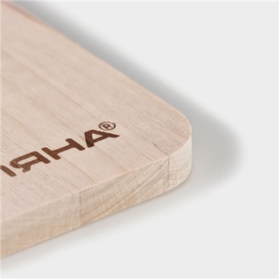 Доска разделочная деревянная Доляна, 37.5×21 см, берёза