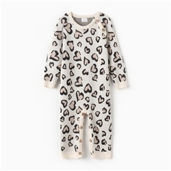 Комбинезон вязаный для девочки «Крошка Я» Leo Love, рост 68-74 см