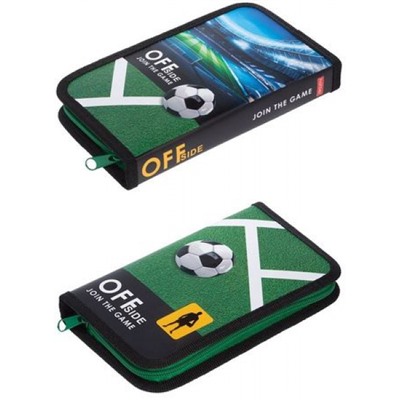 Пенал 2-х ств. 190х115 мм "Офсайд" с табл.умножения (088896) 43042 Хатбер