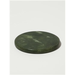 Камень под клей для наращивания ресниц, d=5 см, круглый, изумрудный