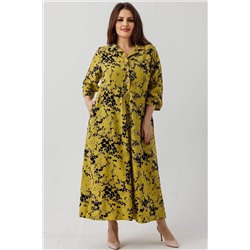 Платье  6145/08/Горчичный, черный