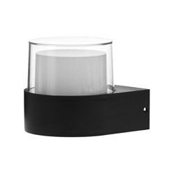 Светильник фасадный «Гранд», 5 Вт, 3000К, IP65, 220 В, пластиковый корпус, чёрный, свечение тёплое белое