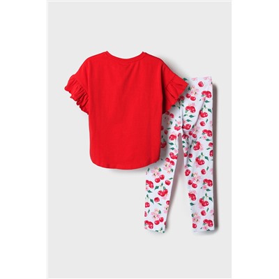 Комплект трикотажный для девочек: туника, брюки (легинсы) PLAYTODAY, 1242823