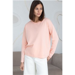 Базовый лонгслив из премиального хлопка с эластаном VILATTE, 1228144