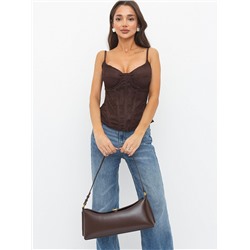 Сумка 6047L coffee  Polina&Eiterou