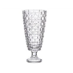 Ваза на ножке 13,7*30см SAPHIR стекло