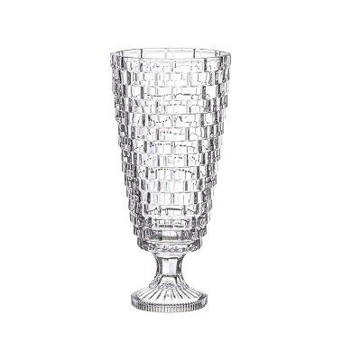 Ваза на ножке 13,7*30см SAPHIR стекло