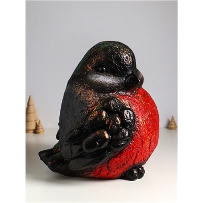 Копилка для денег «Снегирь», полистоун, с глиттером, 36×34 см