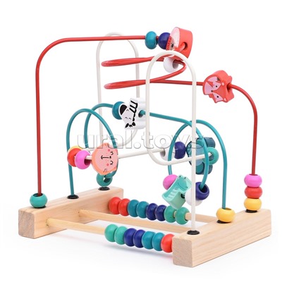 Игра Лабиринт "Зоо", со счетами, в пакете