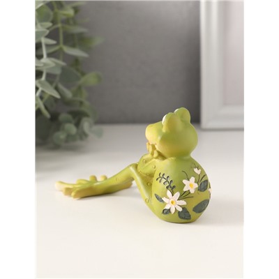 Фигурка «Лягушонок - что же будет?», полистоун, 15.5×6×7 см